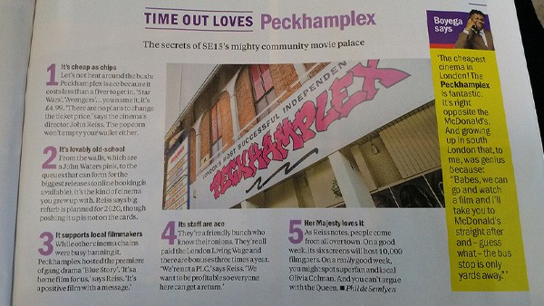 Time Out Loves Peckhamplex